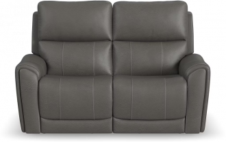 Carter Power Reclining Loveseat with Power Headrests and Lumbar