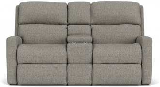Catalina Power Reclining Loveseat with Console and Power Headrests