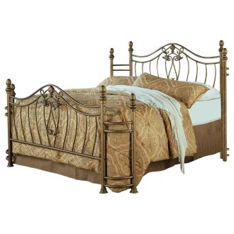 Sydney Queen Headboard and Footboard Brushed Gold