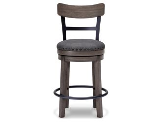 Caitbrook Counter Height Swivel Bar Stool with Contoured Backrest