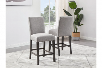 Jeanette Counter Height Wingback Bar Stool (Set of 2)