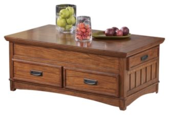 Cross Island Coffee Table with Lift Top