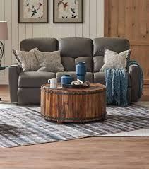 James Power Reclining Loveseat w/ Headrest & Console